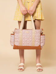 Kynah Diaper Bag - Dusty Pink