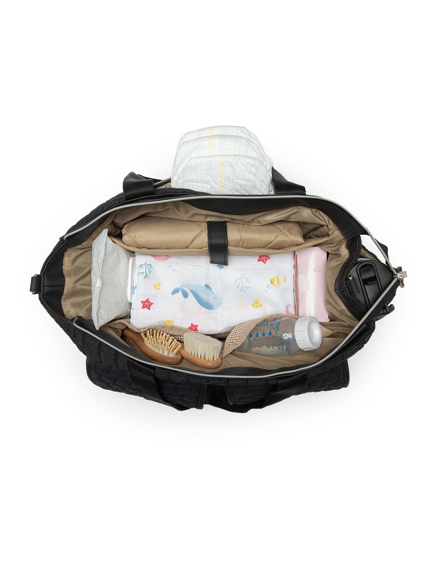 Cavya Diaper Bag - Black