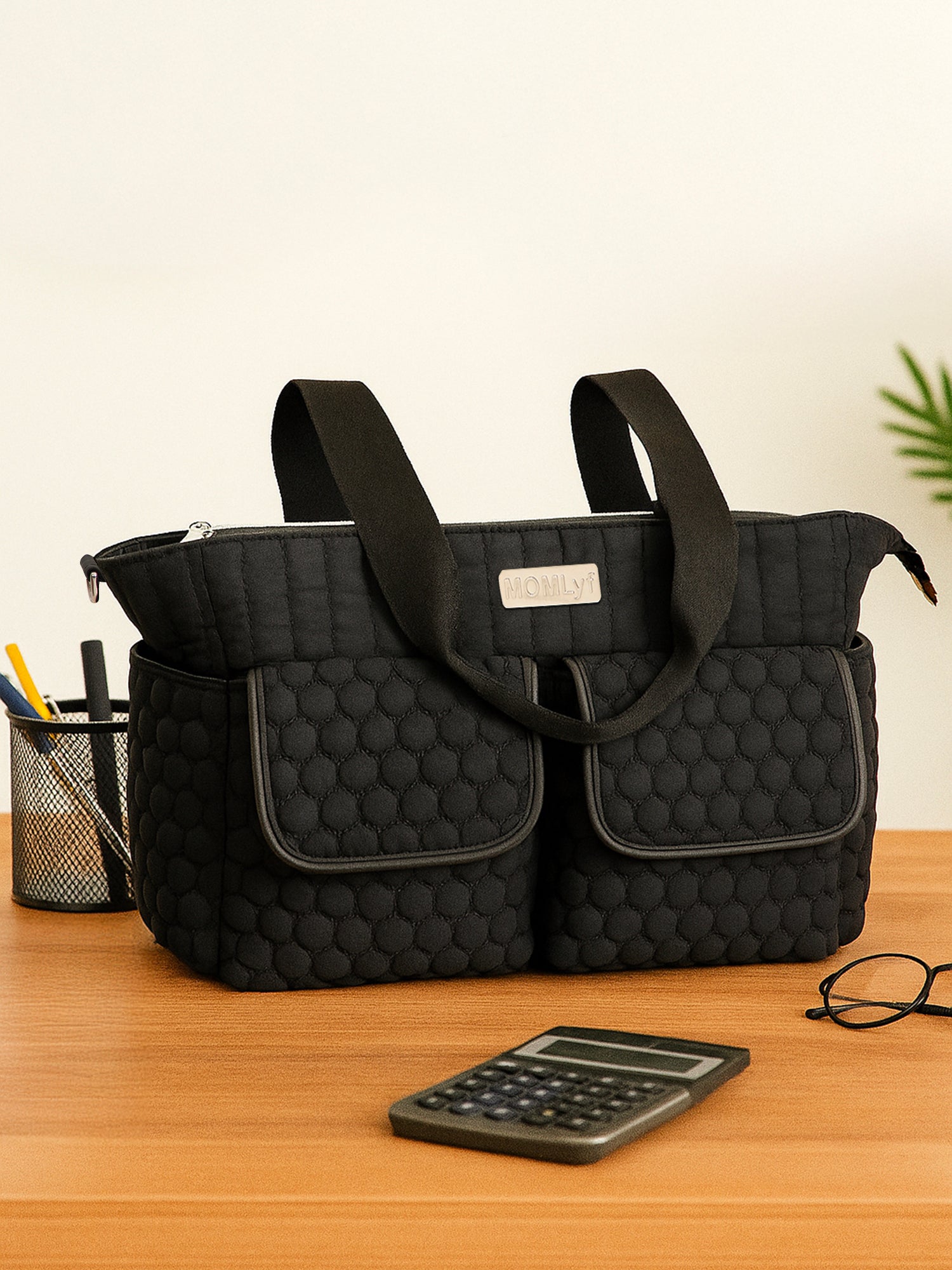 Cavya Diaper Bag - Black