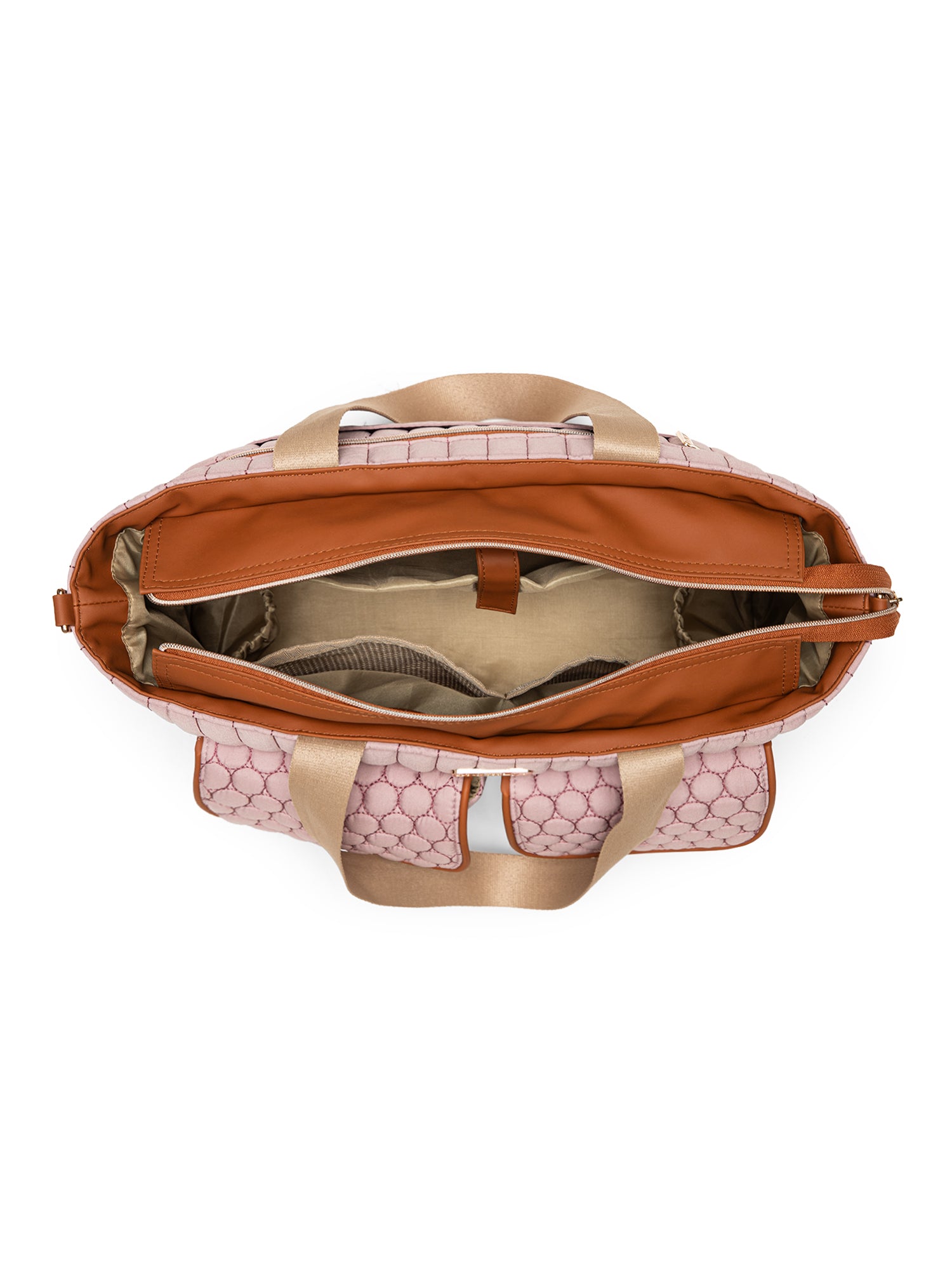 Cavya Diaper Bag - Dusty Pink
