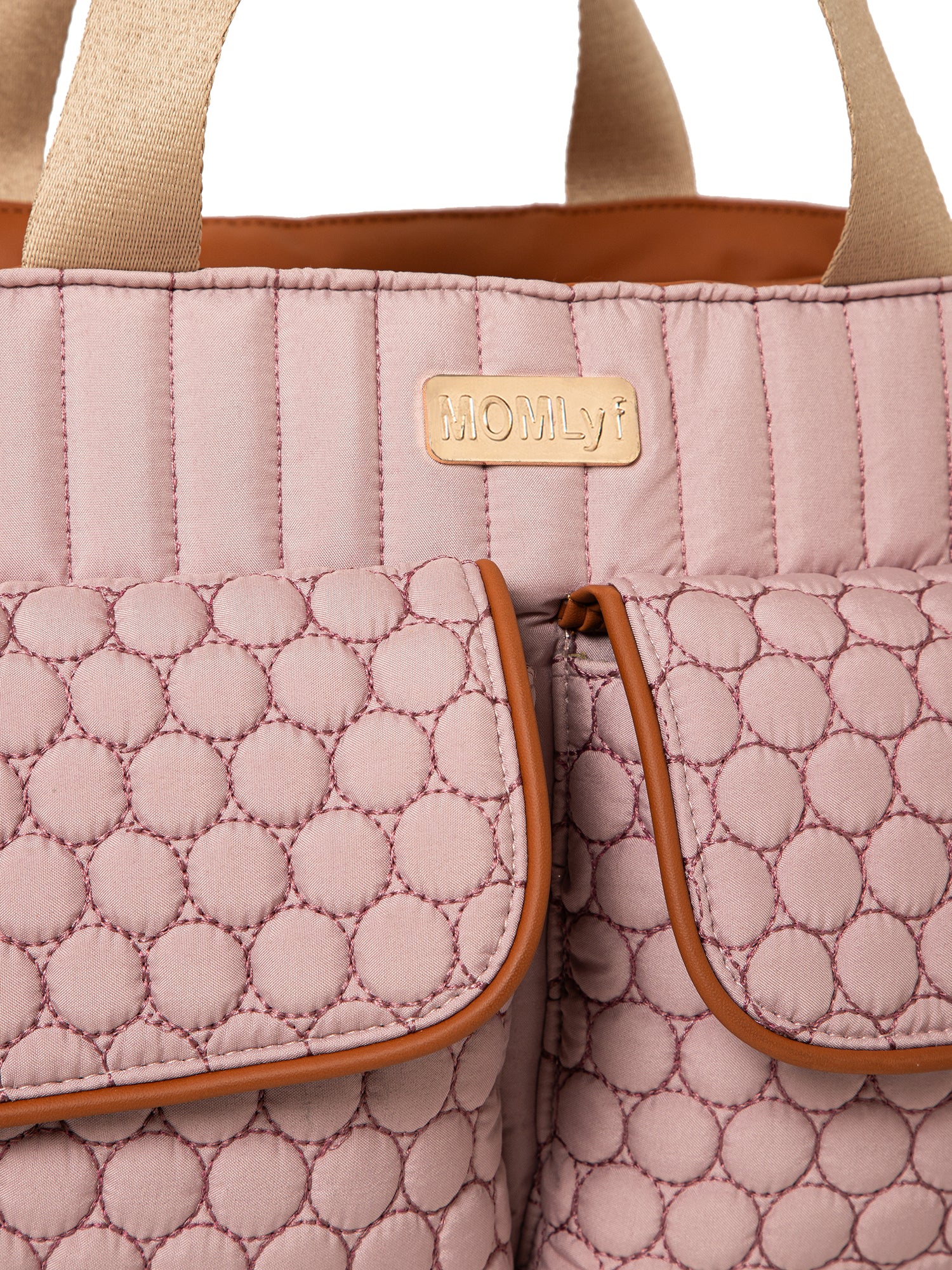 Cavya Diaper Bag - Dusty Pink