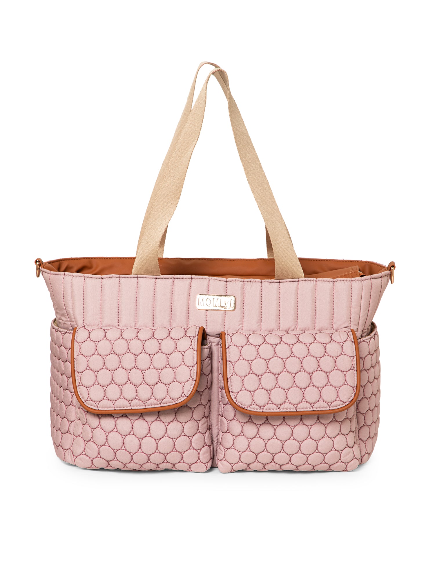Cavya Diaper Bag - Dusty Pink
