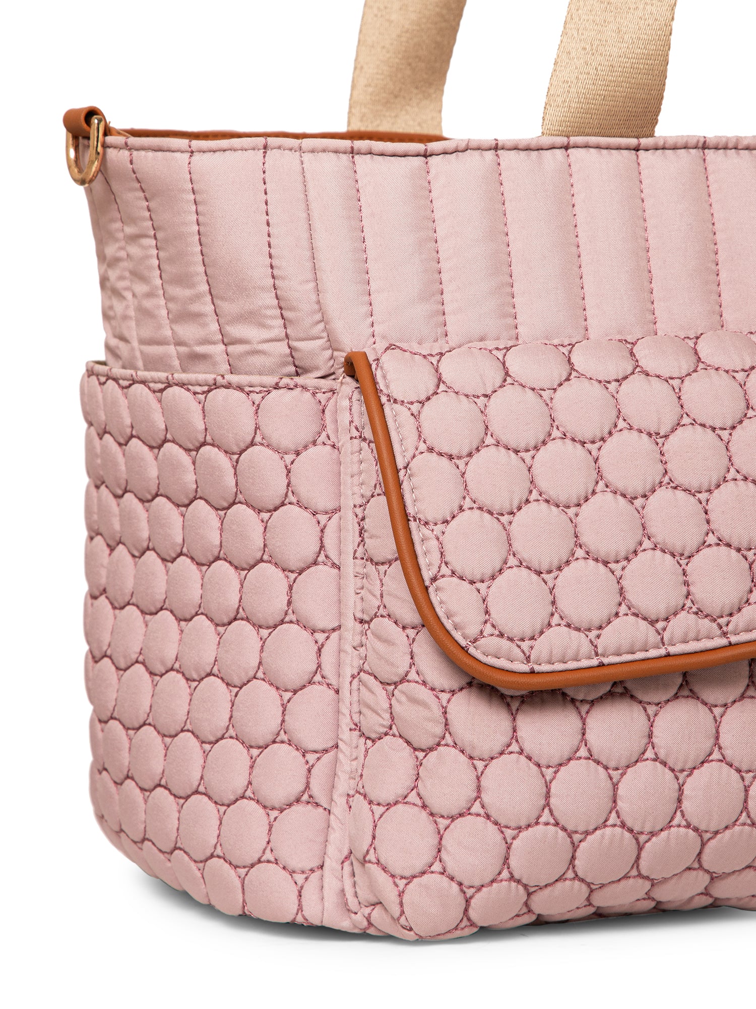Cavya Diaper Bag - Dusty Pink