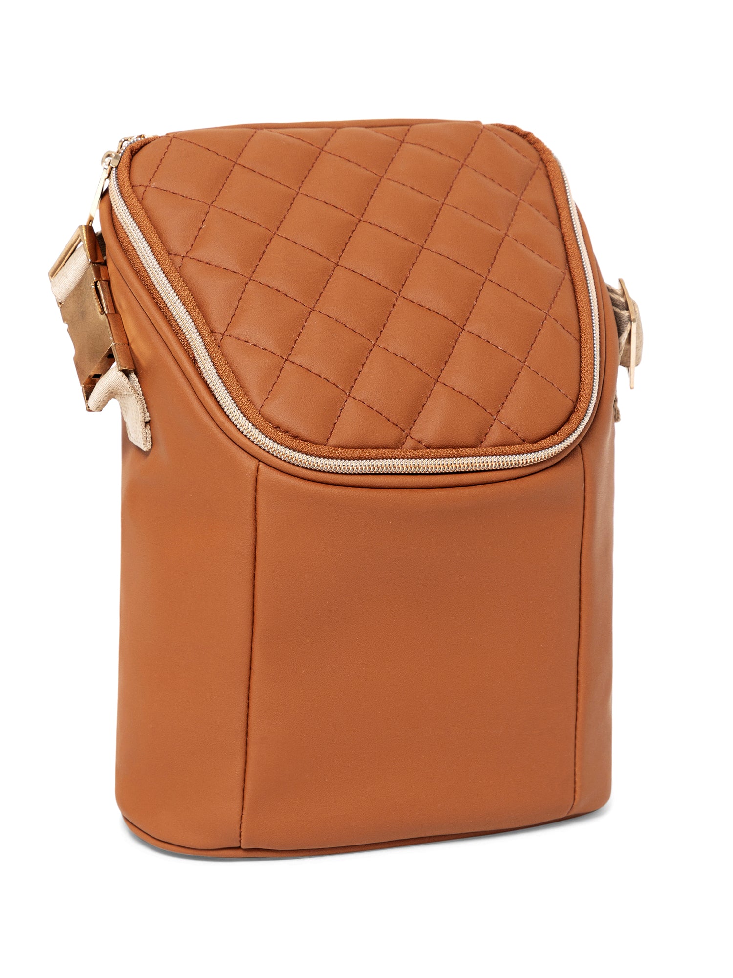 Cubbii Grab and Go Bag - Tan Camel Brown