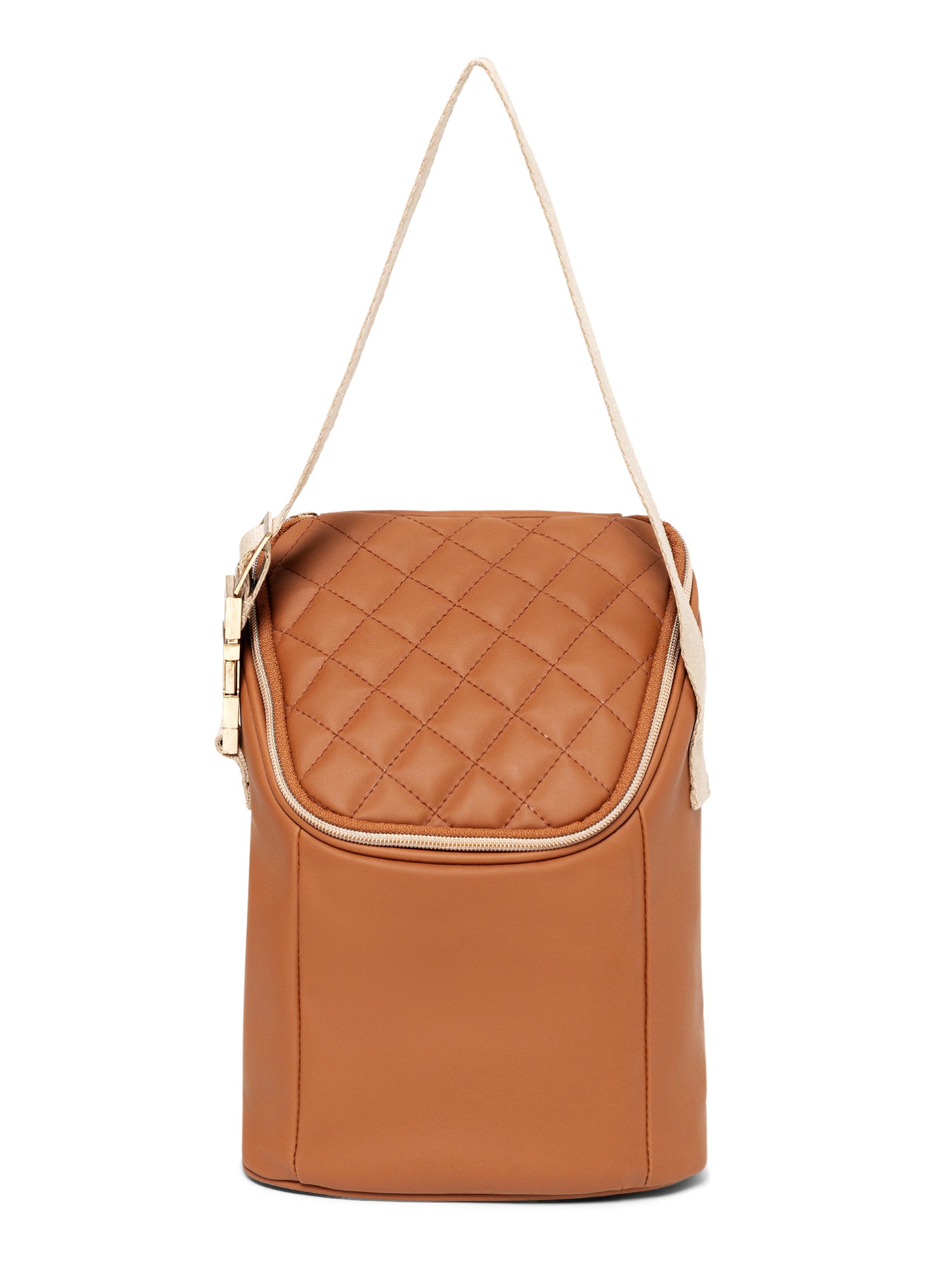 Cubbii Grab and Go Bag - Tan Camel Brown