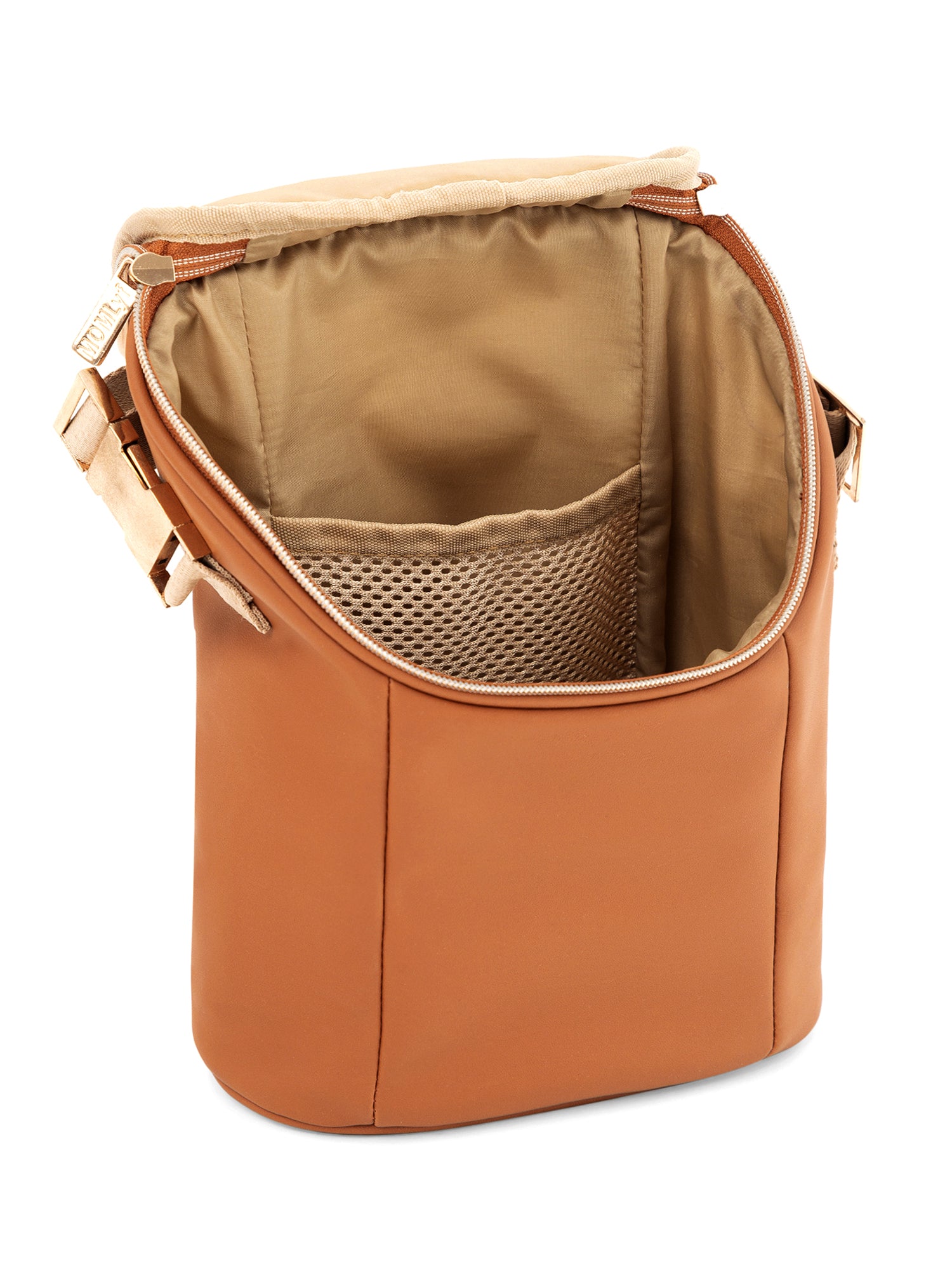 Cubbii Grab and Go Bag - Tan Camel Brown