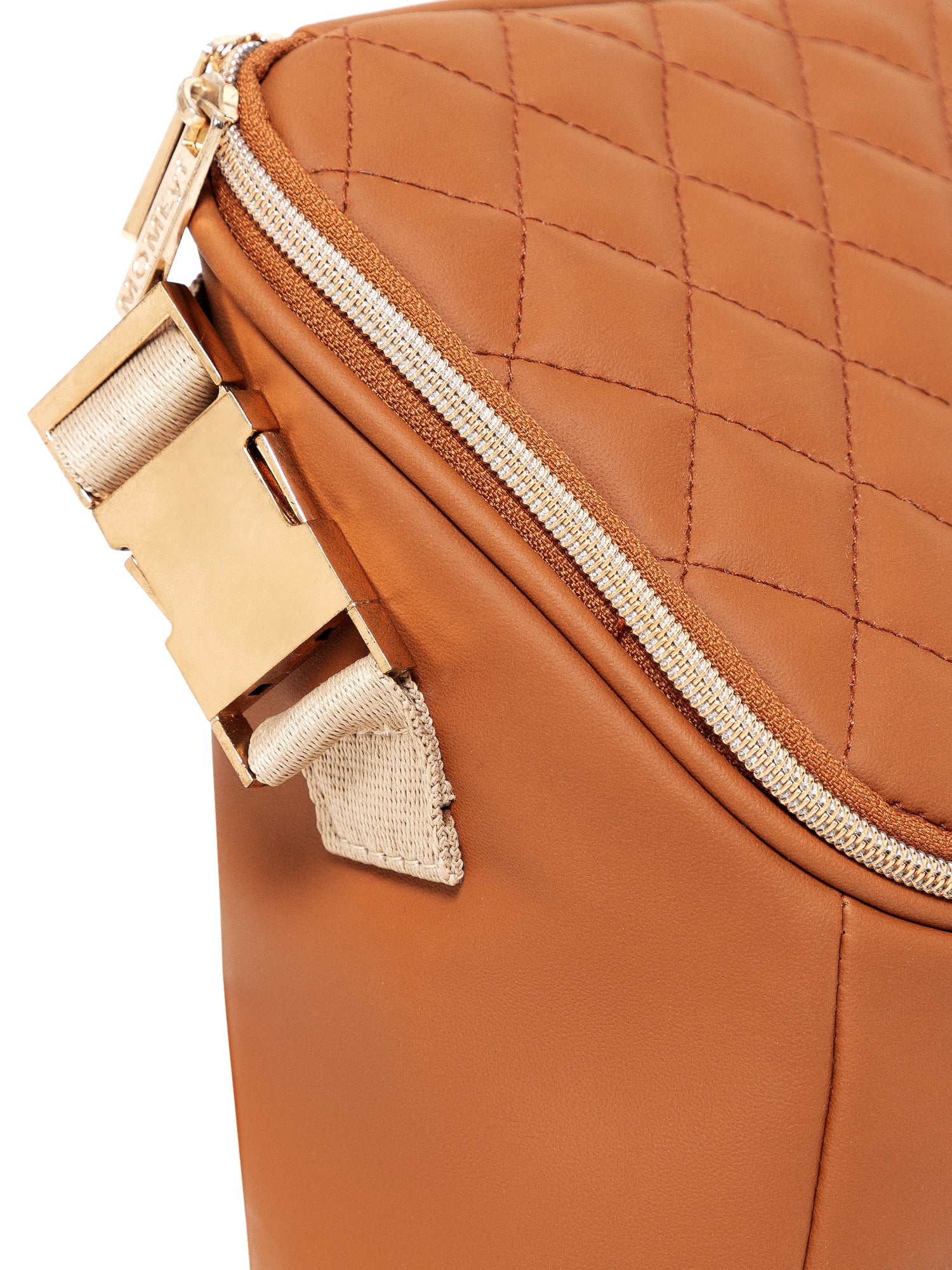 Cubbii Grab and Go Bag - Tan Camel Brown