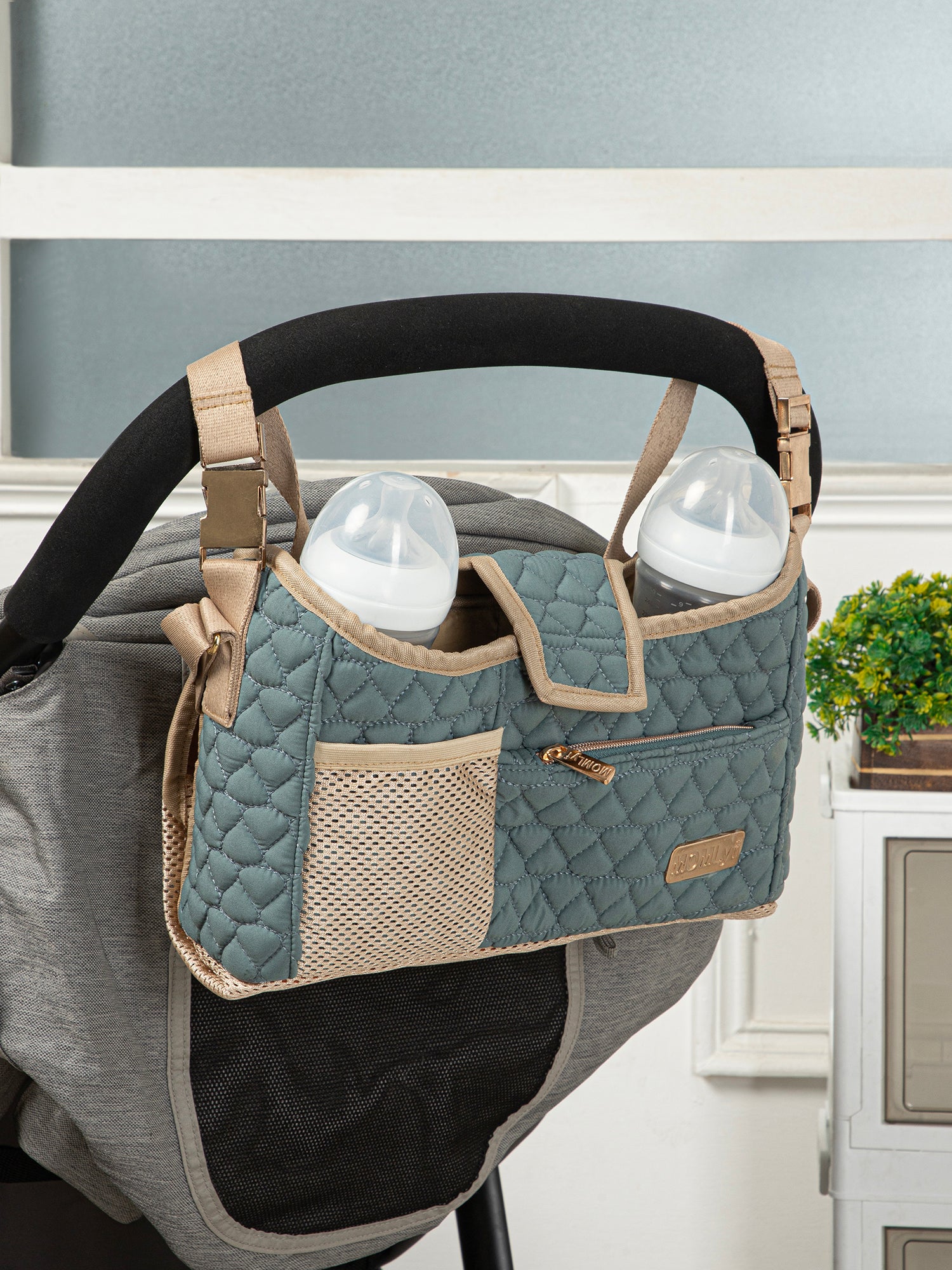 Truva Stroller Caddy - Teal Green
