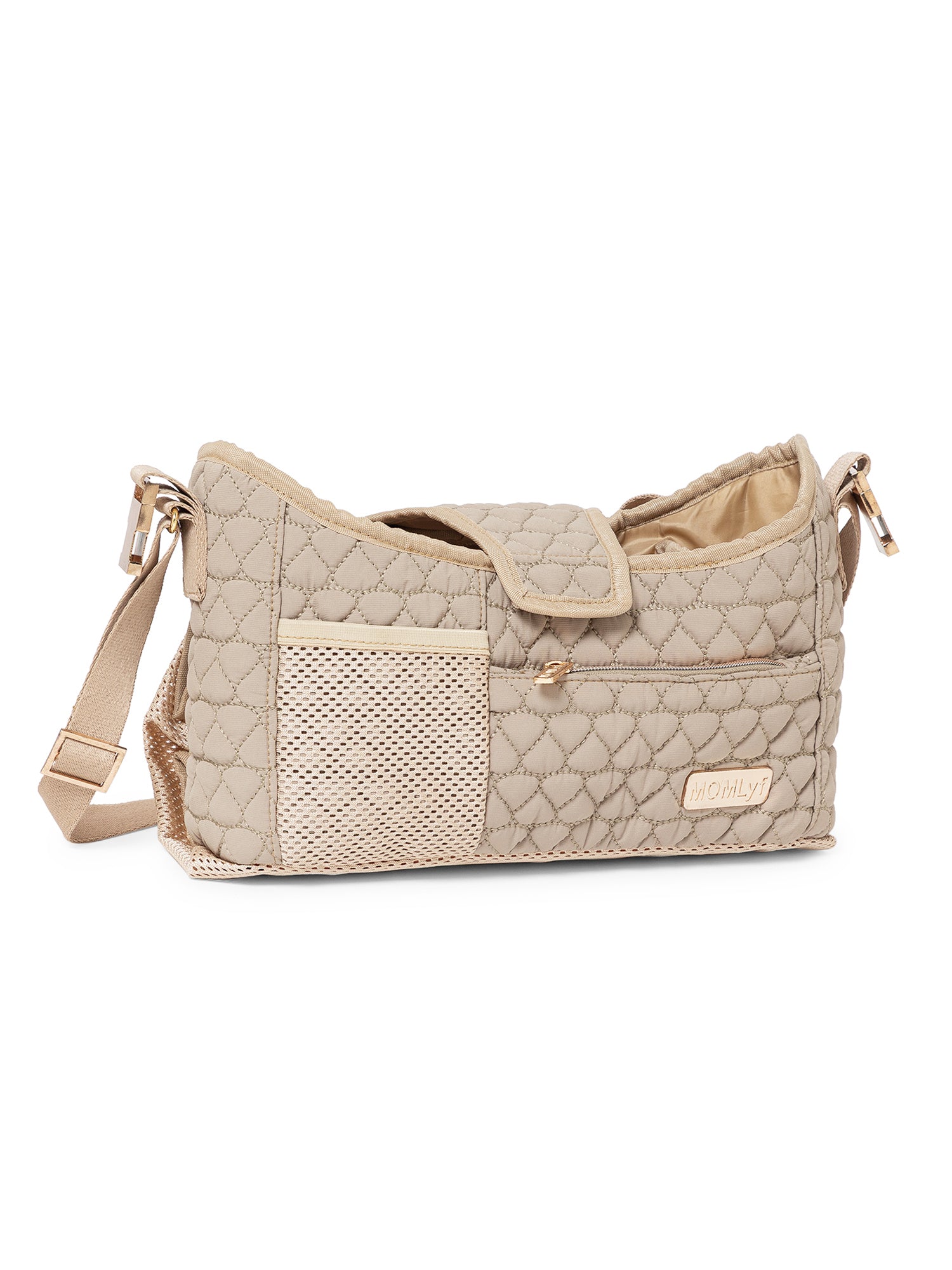 Truva Stroller Caddy - Taupe Beige
