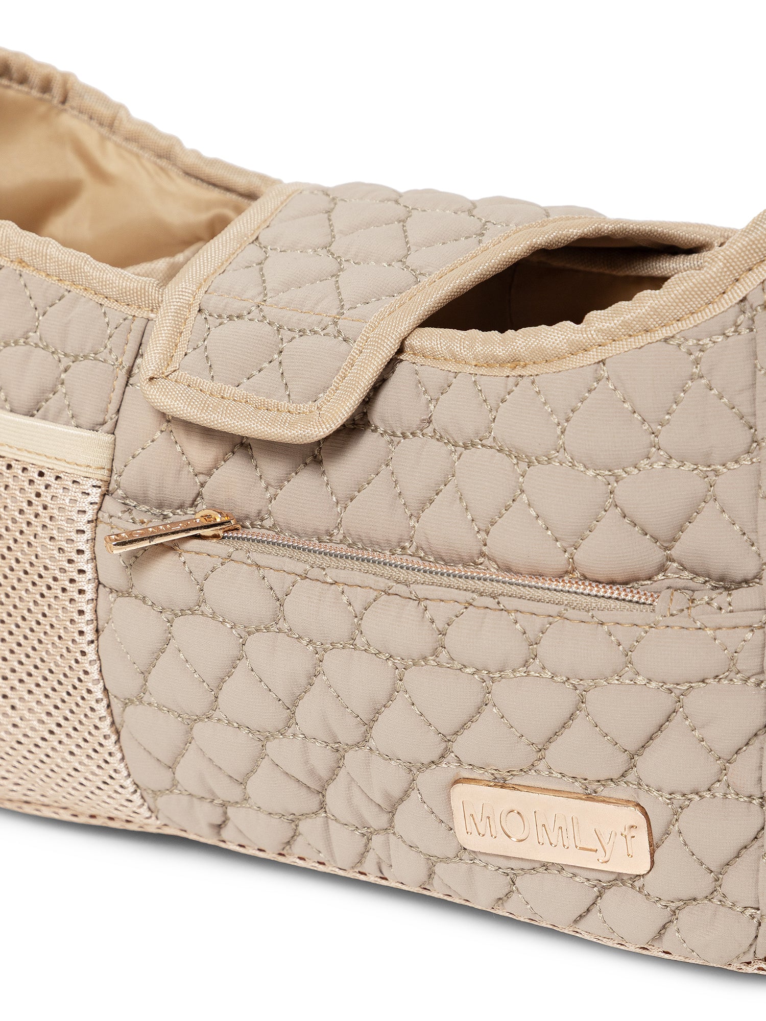 Truva Stroller Caddy - Taupe Beige