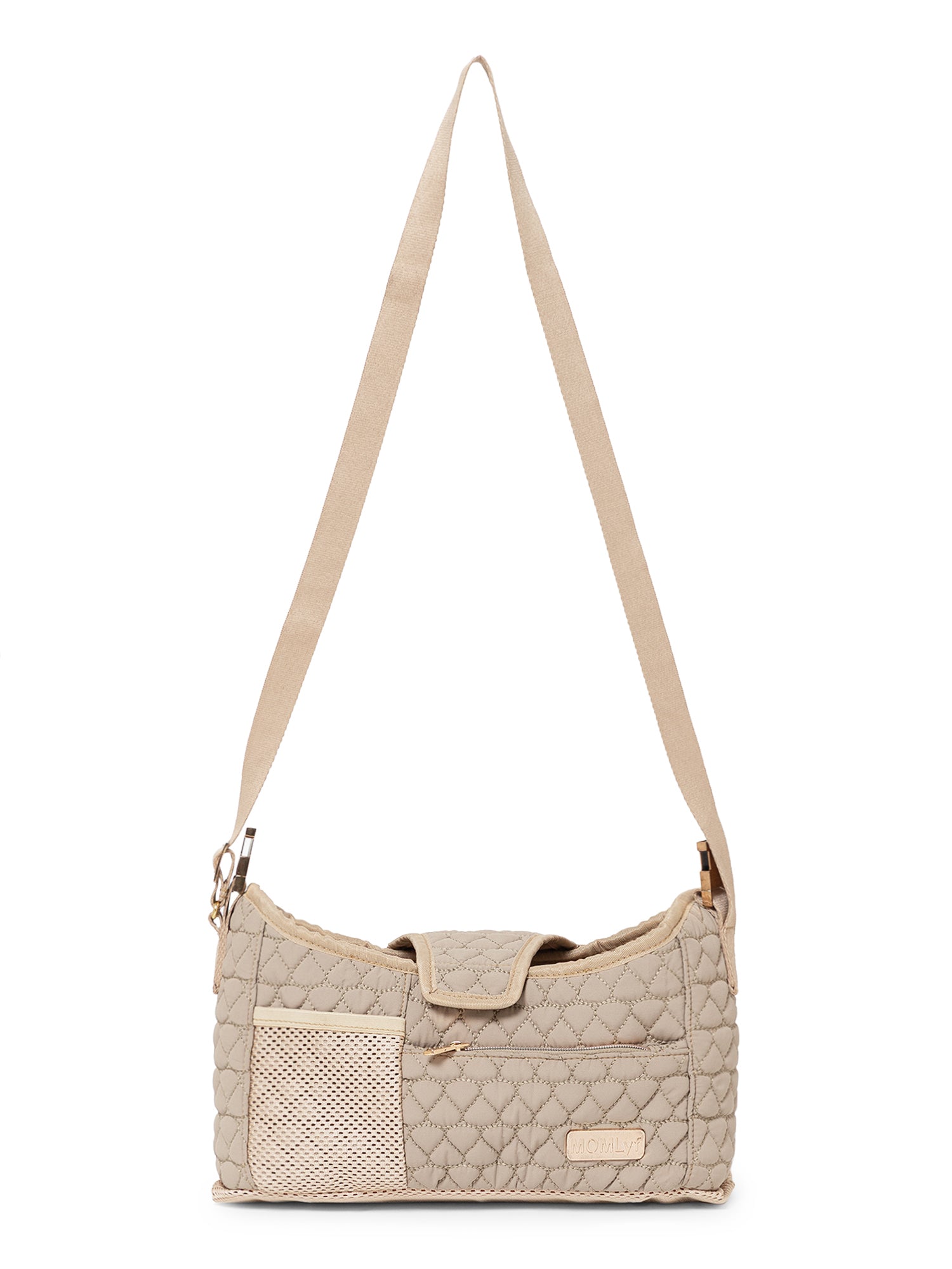 Truva Stroller Caddy - Taupe Beige