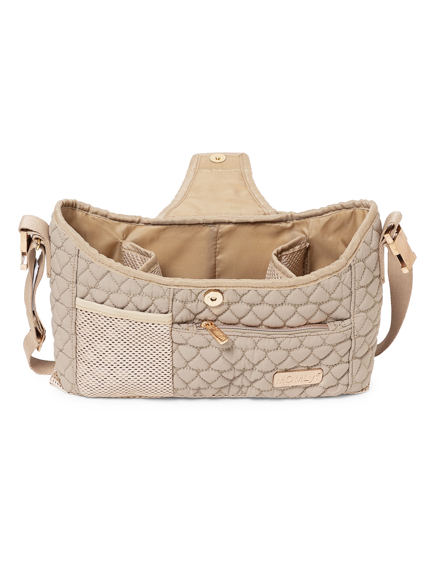 Truva Stroller Caddy - Taupe Beige