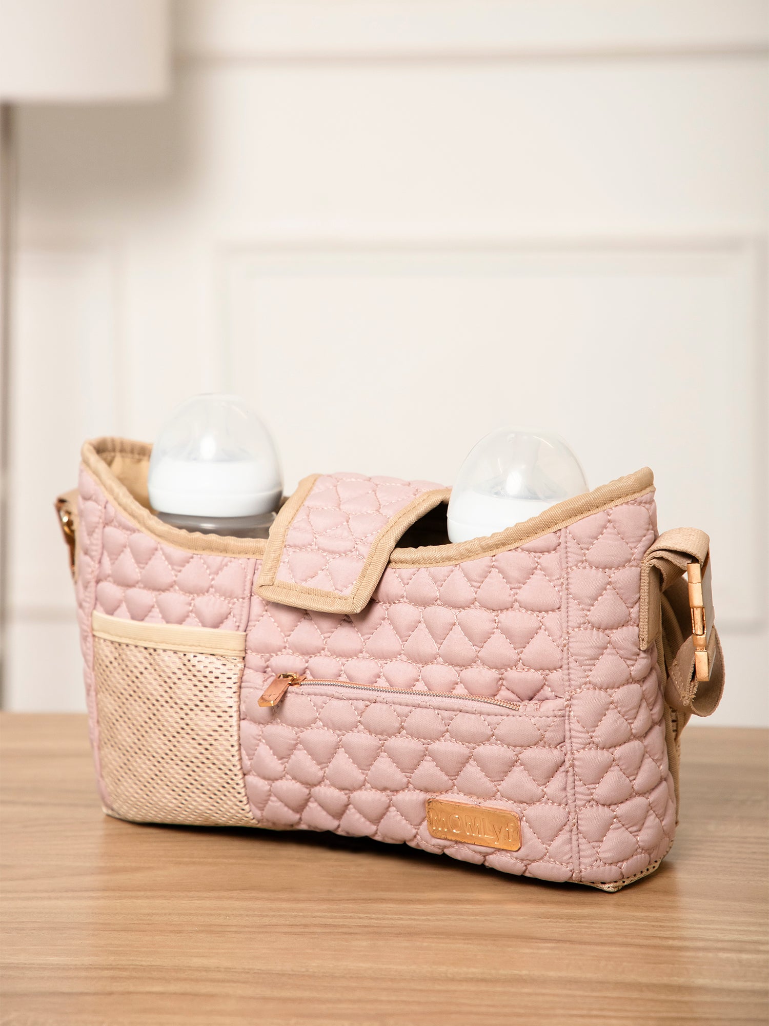 Truva Stroller Caddy - Blush Pink