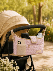 Truva Stroller Caddy - Blush Pink