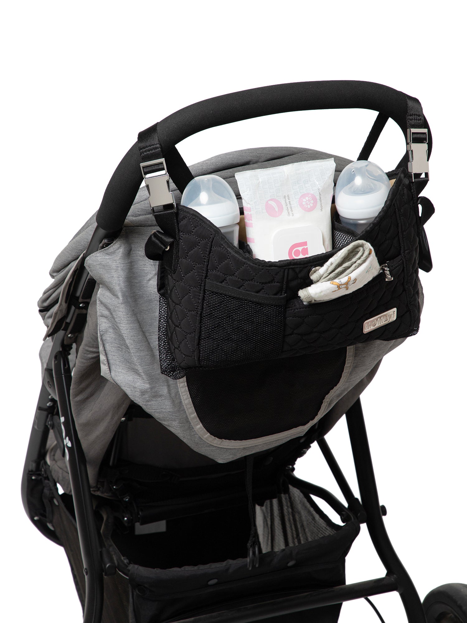 Truva Stroller Caddy - Black