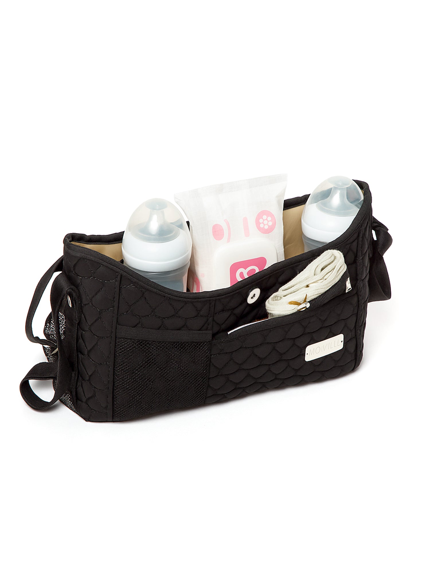 Truva Stroller Caddy - Black