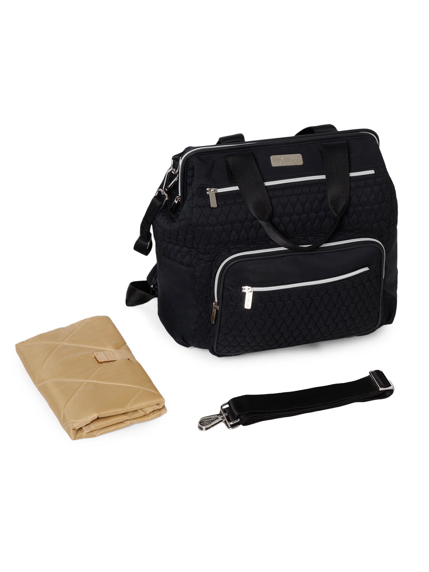 Nara Diaper Bag - Black