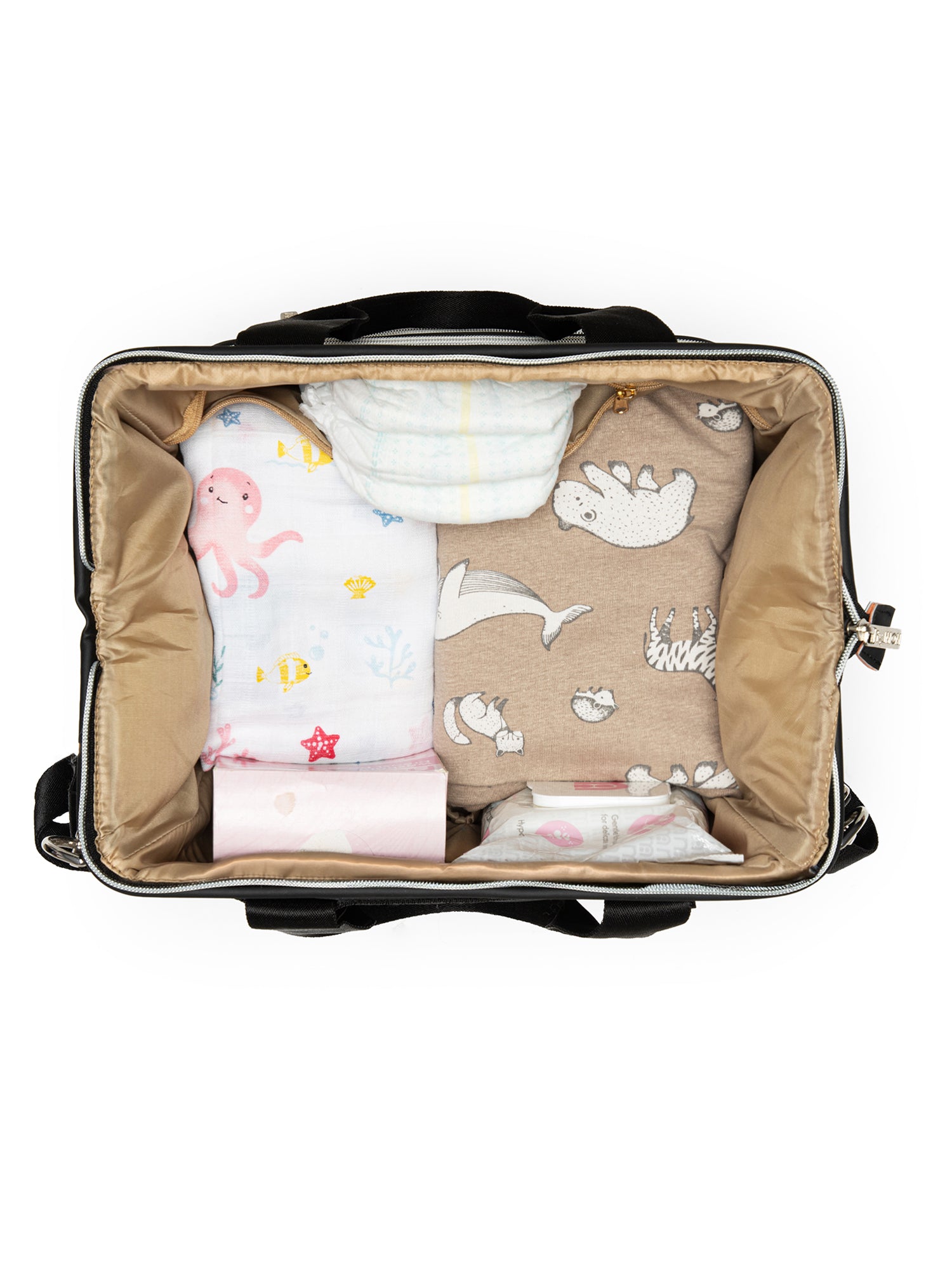 Nara Diaper Bag - Black