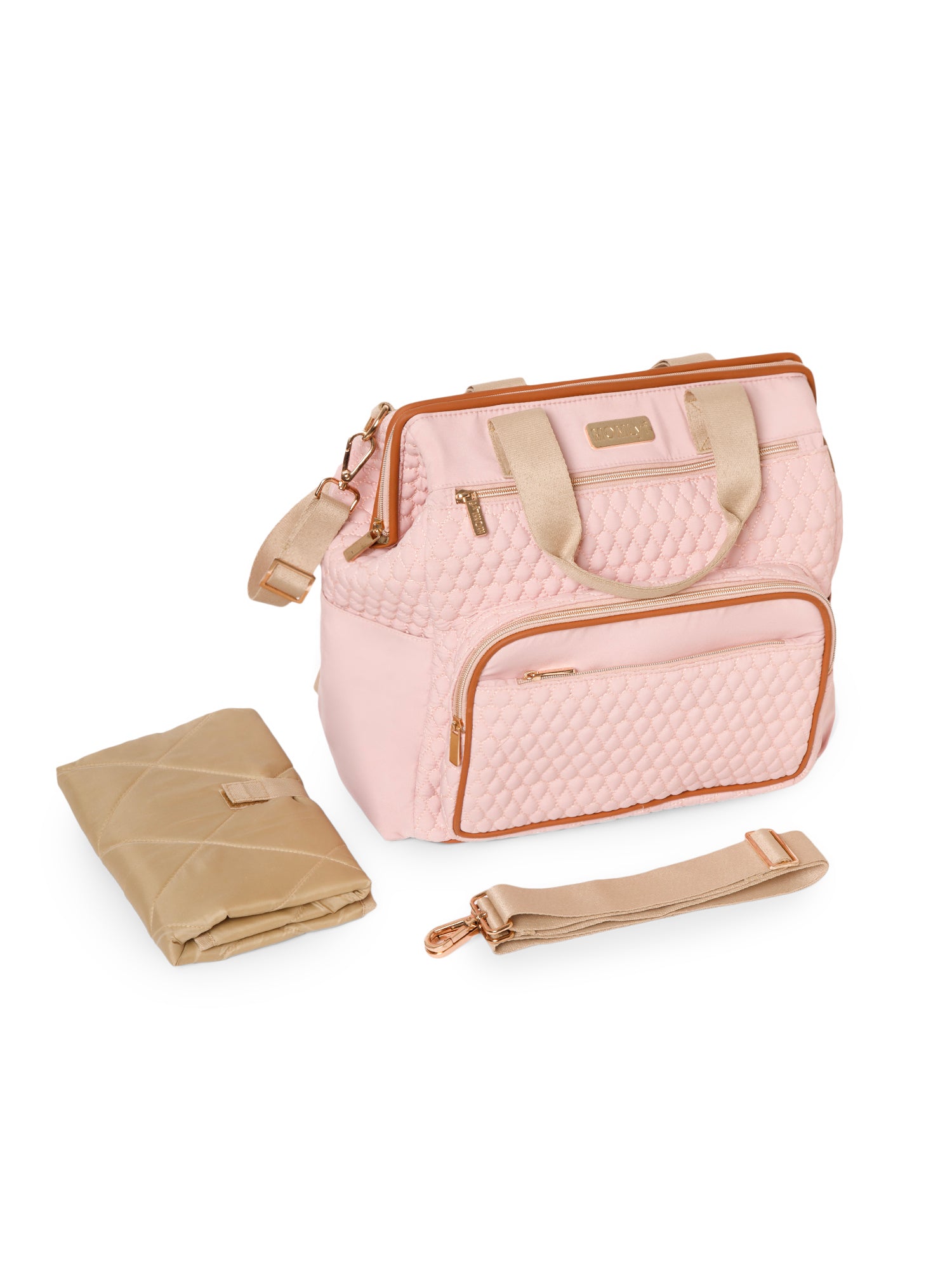Nara Diaper Bag - Blush Pink