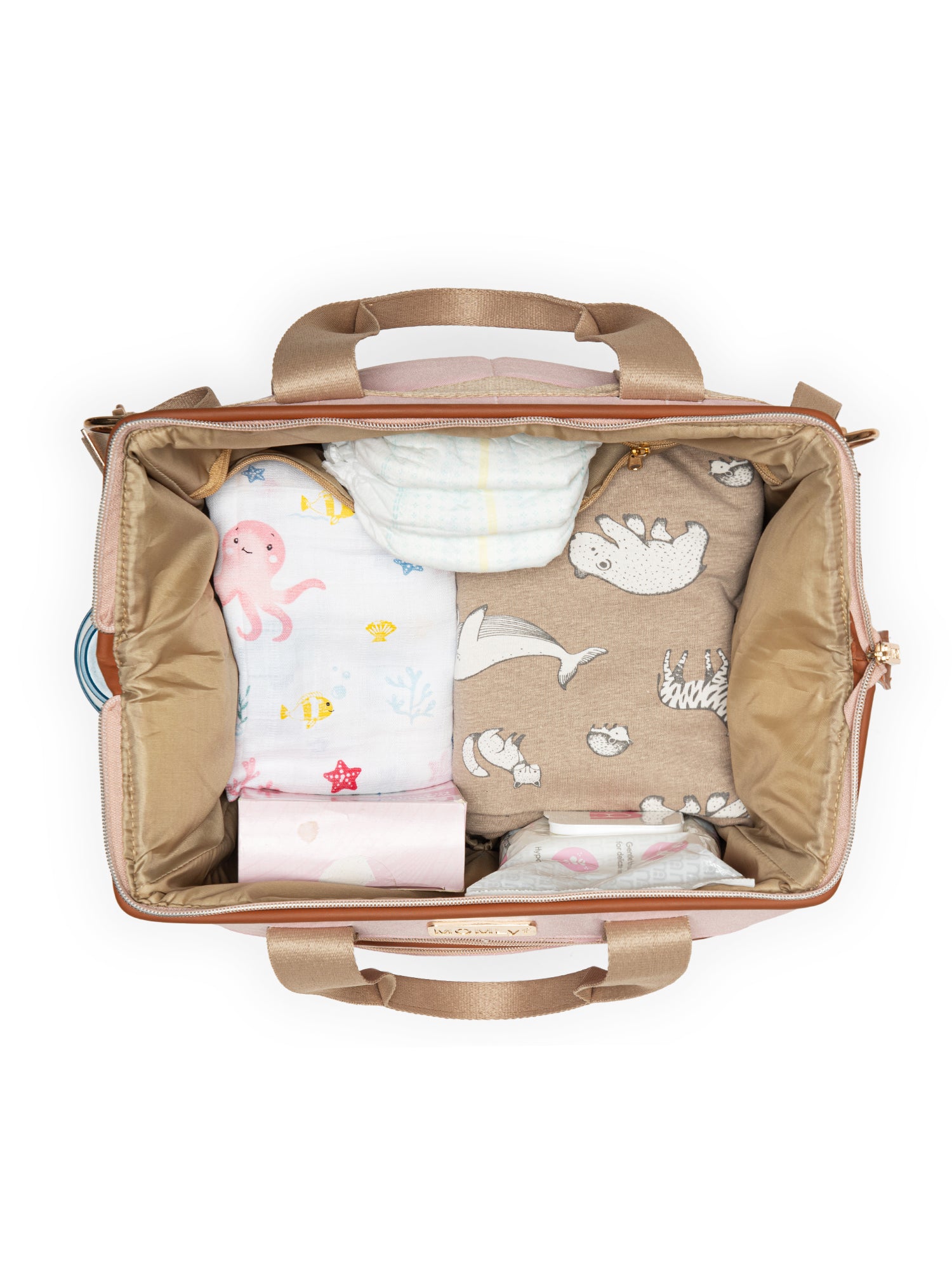 Nara Diaper Bag - Blush Pink