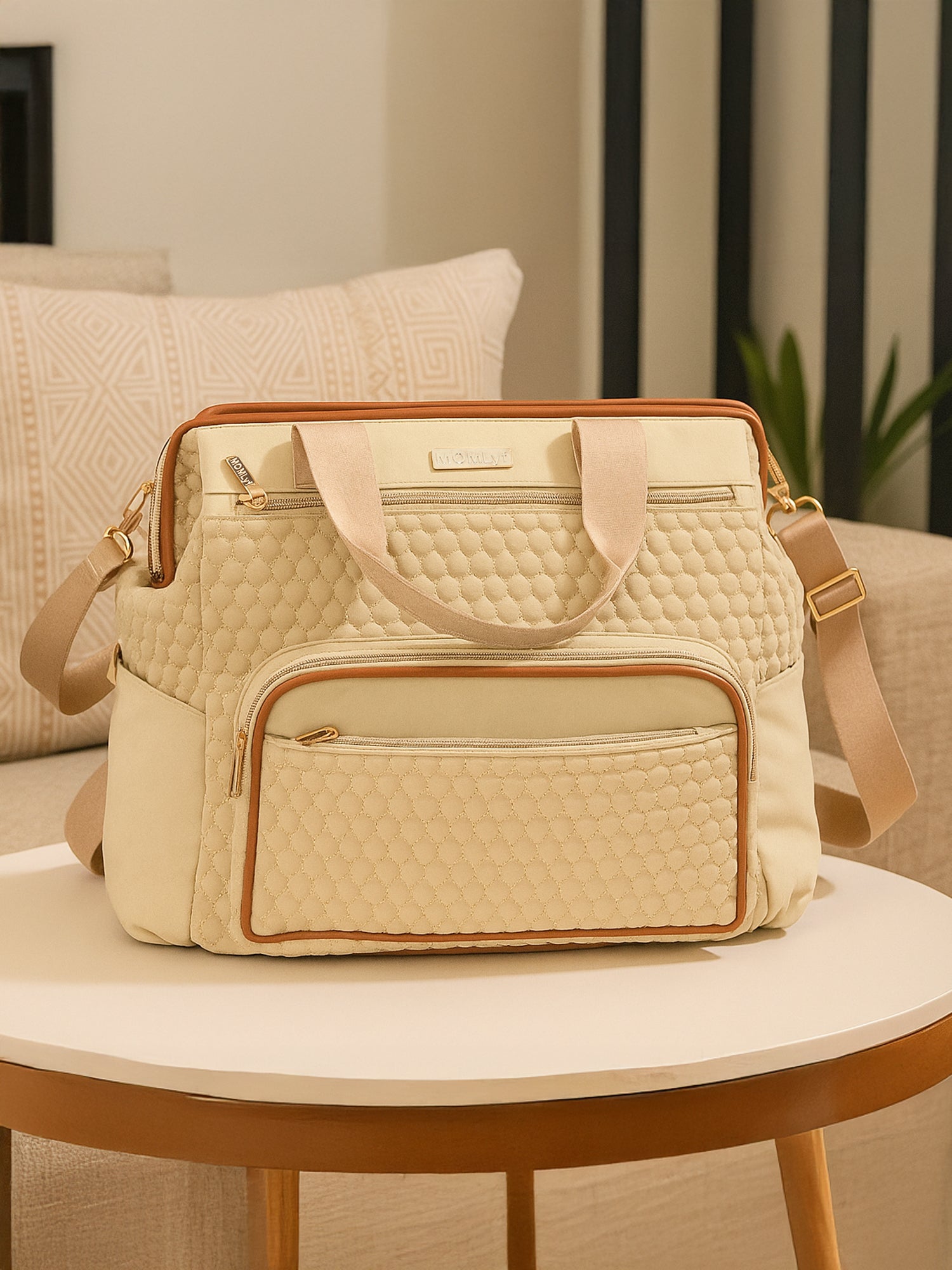 Nara Diaper Bag - Beige