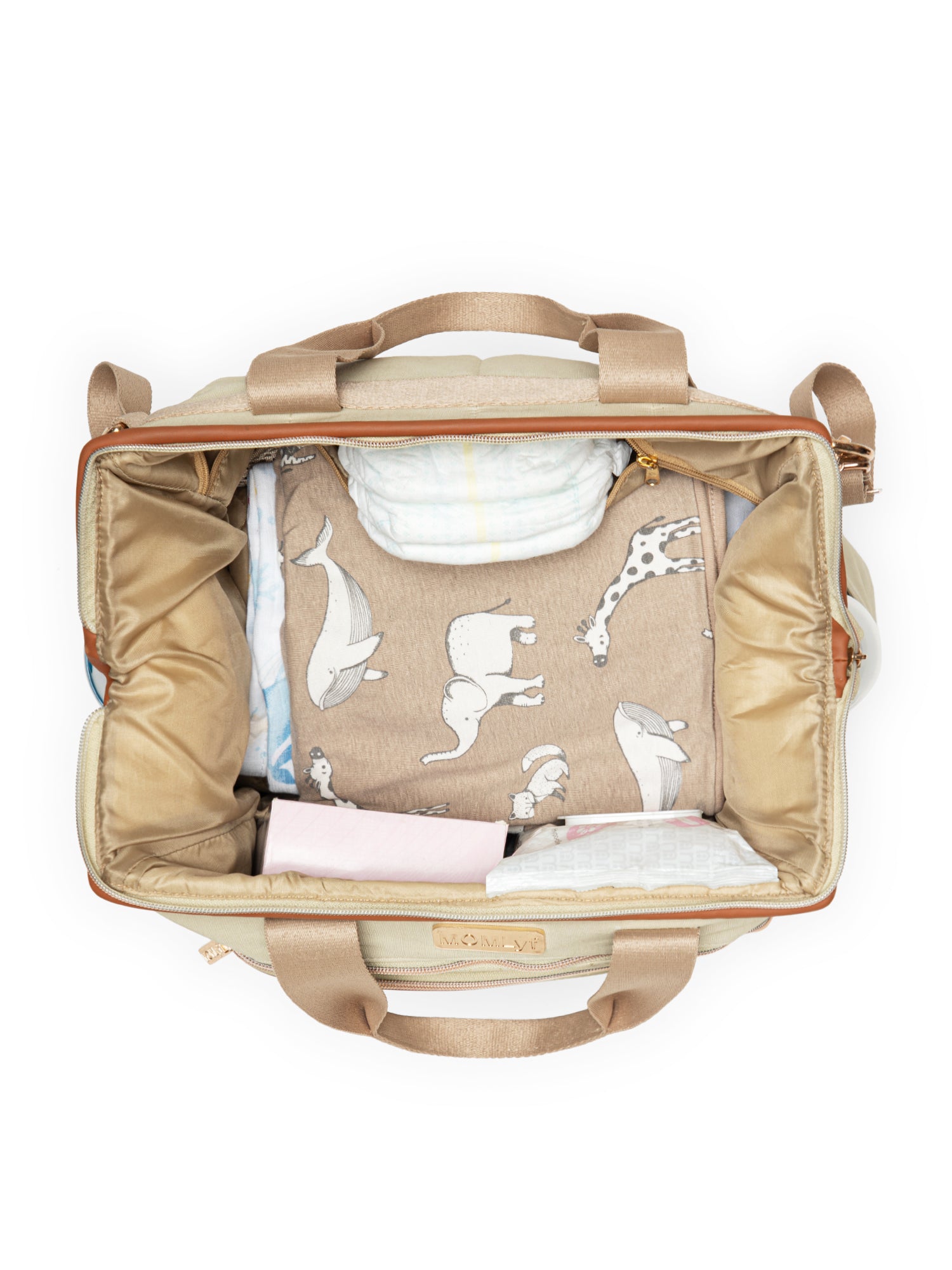 Nara Diaper Bag - Beige