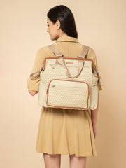Nara Diaper Bag - Beige