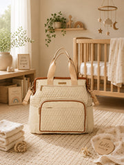 Nara Diaper Bag - Beige