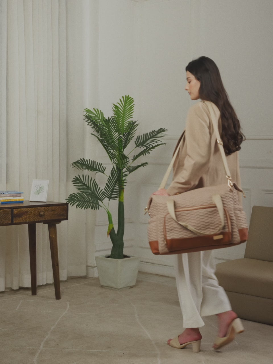 Olivia Hospital Bag - Teal Green